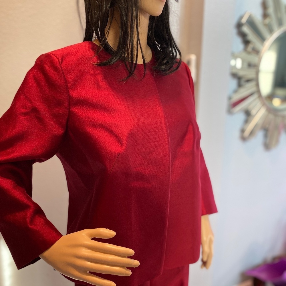 Talbots Silk Blend PantSuit NWOT - Picture 5 of 14